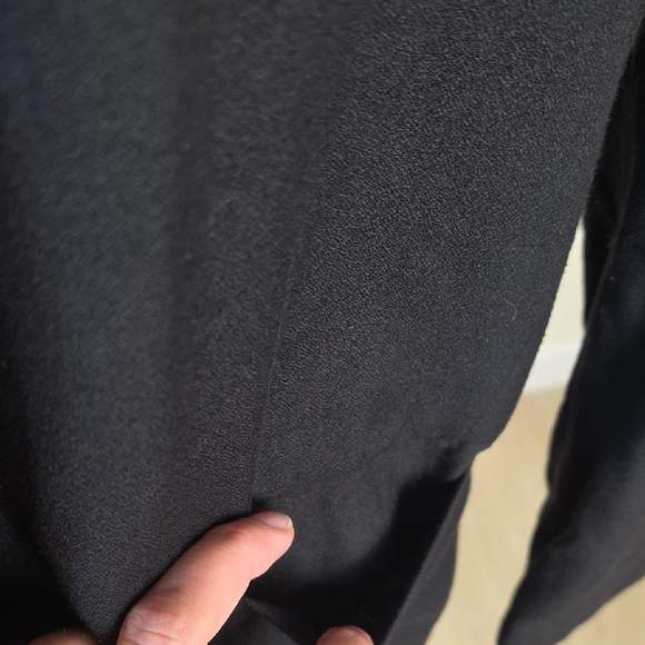 Tribal Black Oversized Vintage Blazer – Made in Canada – Size 5/6 - Picture 3 of 11